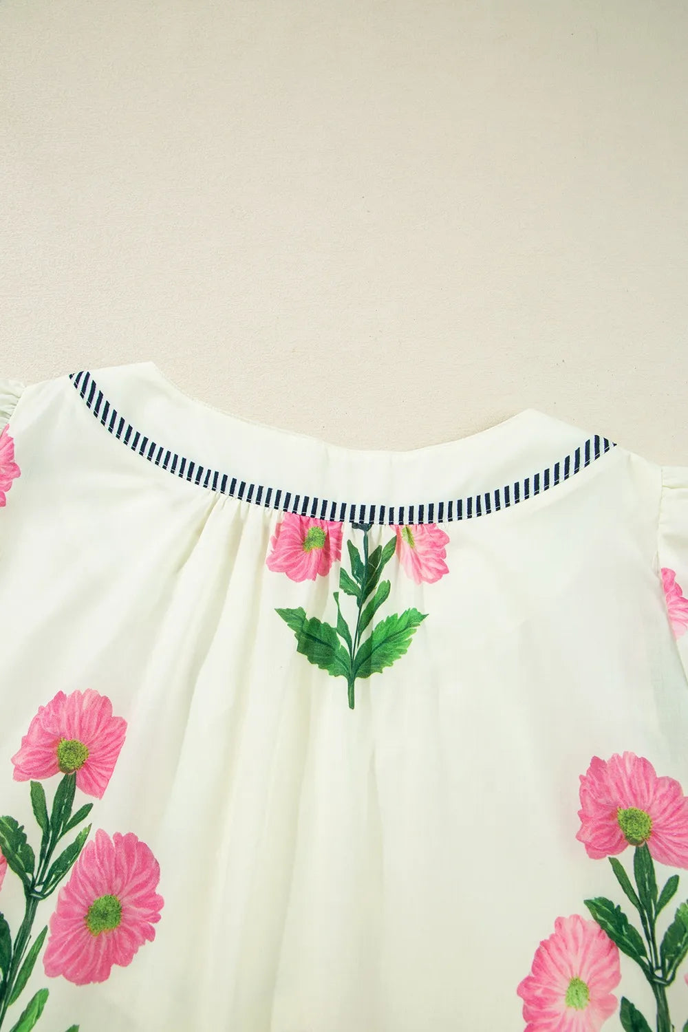 Floral Print Flutter Sleeve Summer Mini Dress - Velora