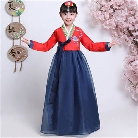 Clothing Korean Photography Children's Minority Performance Girls Dance Costume Hanbok