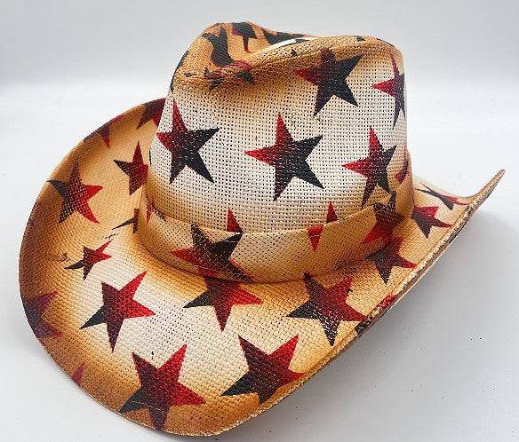 Summer Outdoor Ethnic Style Felt and Straw Cowboy Hat - Velora