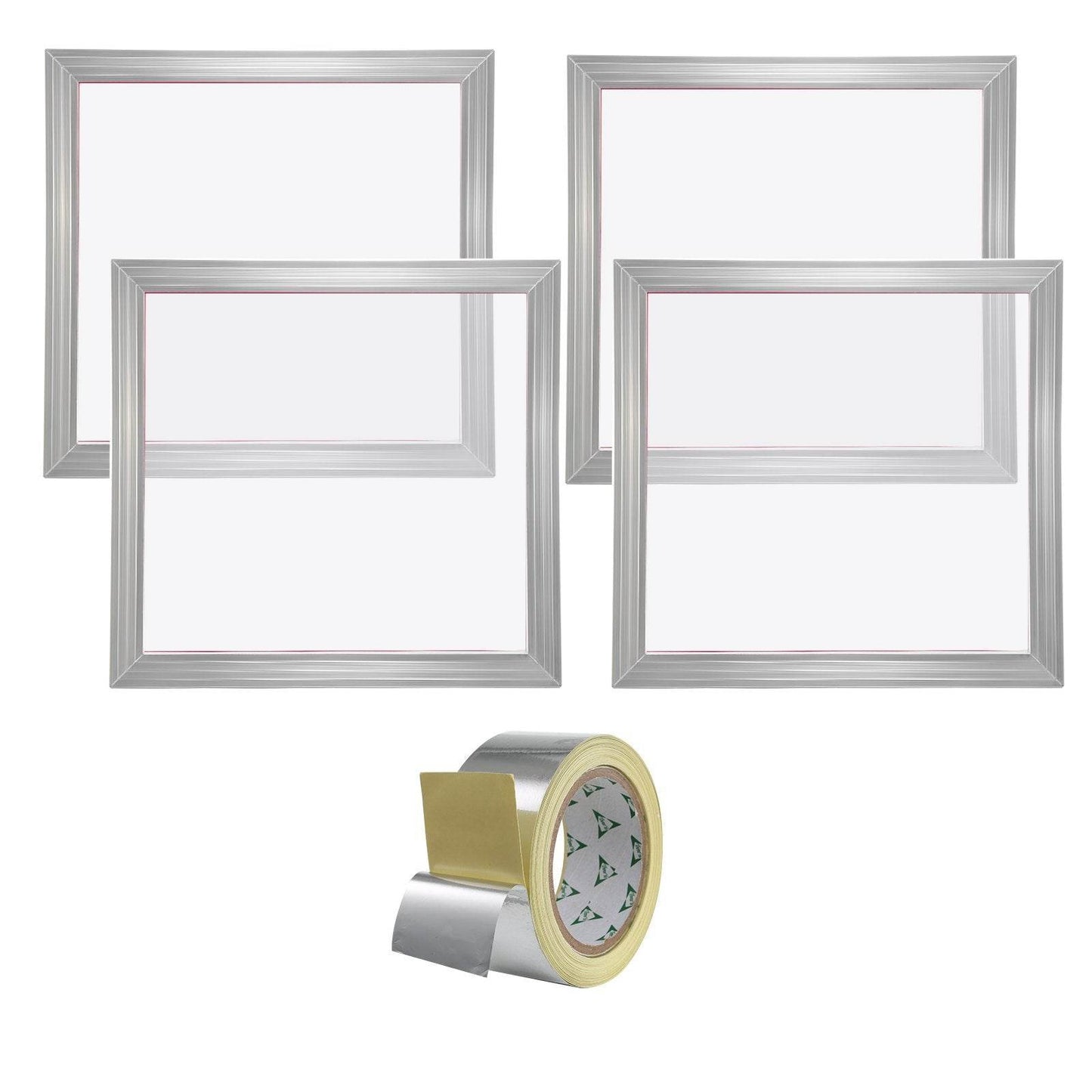 Screen Printing Kit, 4 Pieces Aluminum Silk Screen Printing Frames