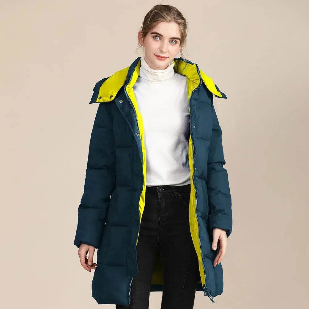 Unisex Hooded Winter Long Puffer coat - Velora