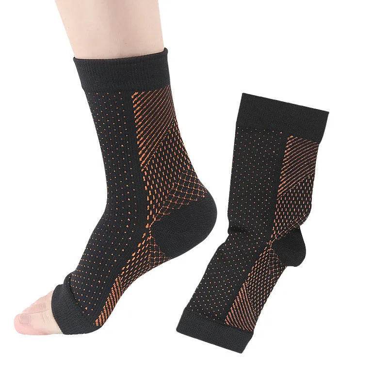 Foot Compression Sports Ankle Brace Socks Relieve Swelling Unisex - Velora