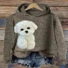 Digital Printing Dog Pattern Sweater Men - Velora