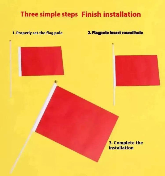 Customized Size Hand Waving Flag - Velora