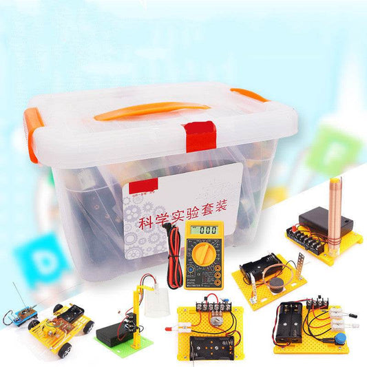 Handmade DIY Electronic Science Experiment Set Students Physical Puzzle - Velora