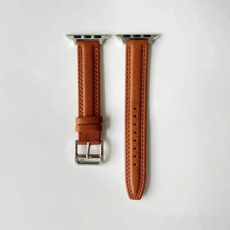 Replaceable Genuine Leather Watch Band Strap for iwatch - Velora