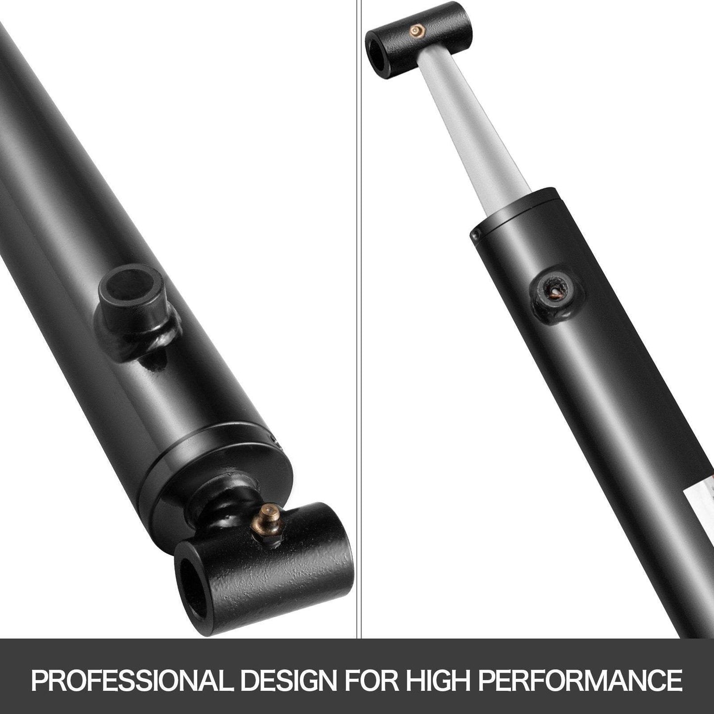 Hydraulic Cylinder 2 Bore 36 Stroke Hydraulic Ram Cylinder 3000psi Hydraulic Cylinders Welded Double Acting Cross Tube SAE6 Port Hydraulic Lifting Cylinder - Velora