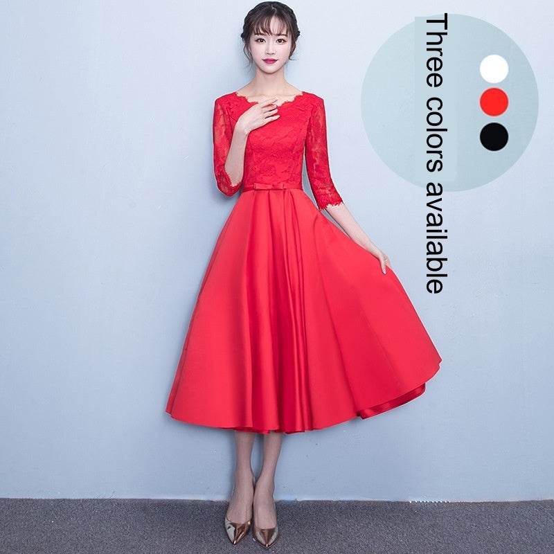 Elegant Slimming Elegant Generous Long Dress - Velora