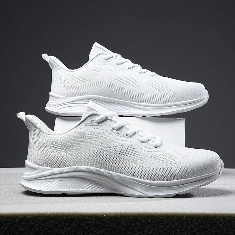 Men's Lace-up Running Shoes Mesh Lightweight Breathable Comfortable Sneakers - Velora