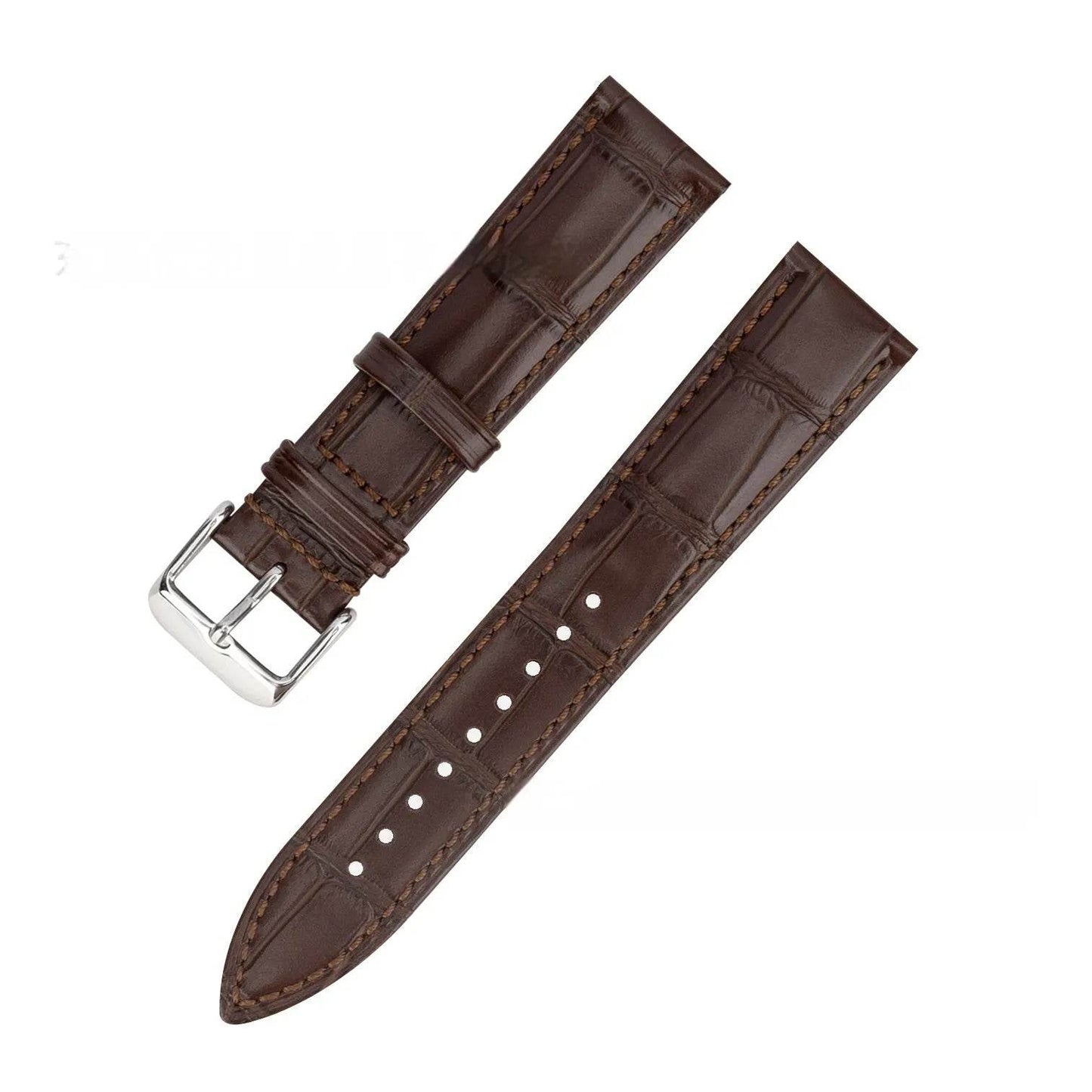 Bamboo Pattern Cow Leather Watch Strap Unisex - Velora