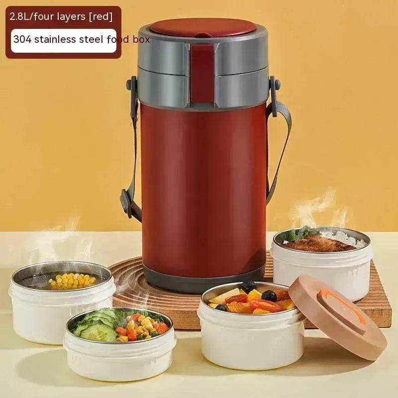 304 Stainless Steel Large Capacity Vacuum Thermal Insulated Lunch Box - Velora