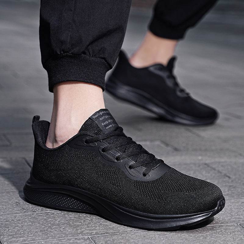 Men's Lace-up Running Shoes Mesh Lightweight Breathable Comfortable Sneakers - Velora