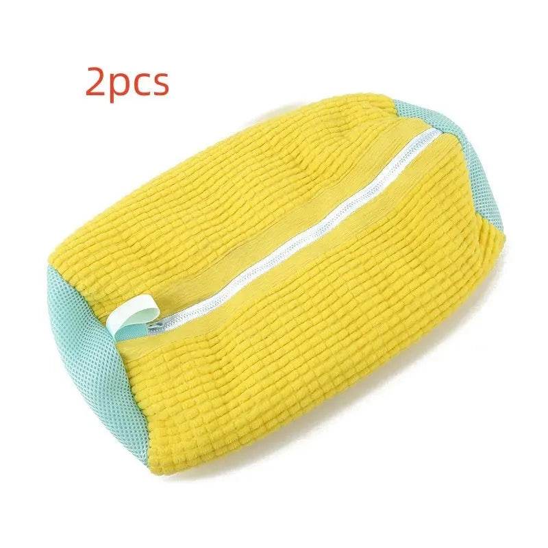 Shoes Laundry Bag Shoe Wash Bag For Washing Machine Reusable Zipper Shoe Washing Bag Sneaker Tennis Shoe Cleaner Kit Remove Dirt - Velora