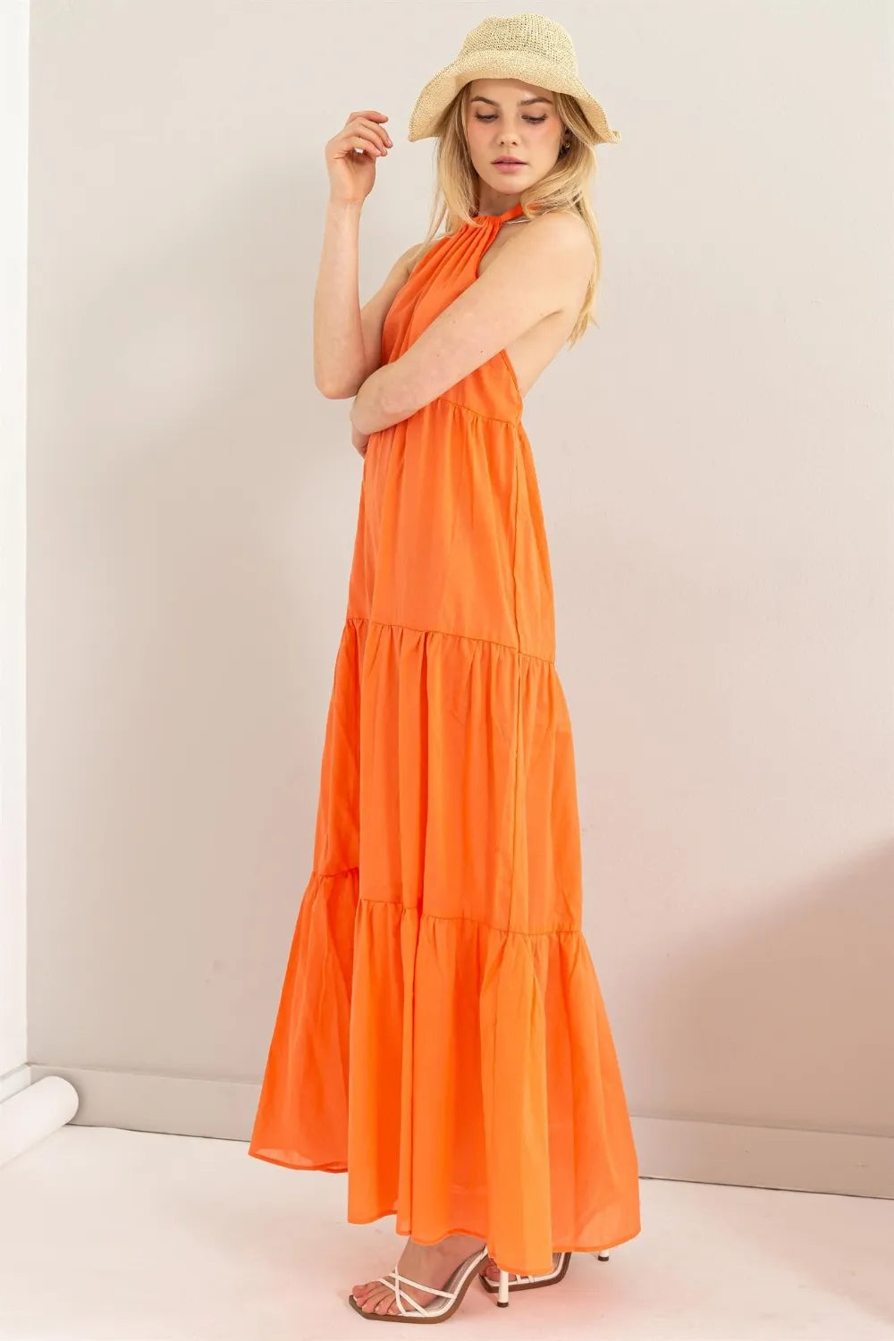 HYFVE Halter Neck Cover Up Maxi Dress - Velora