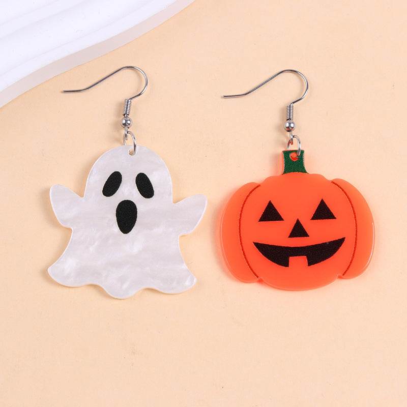 European And American Halloween Series Acrylic Earrings Color - Velora