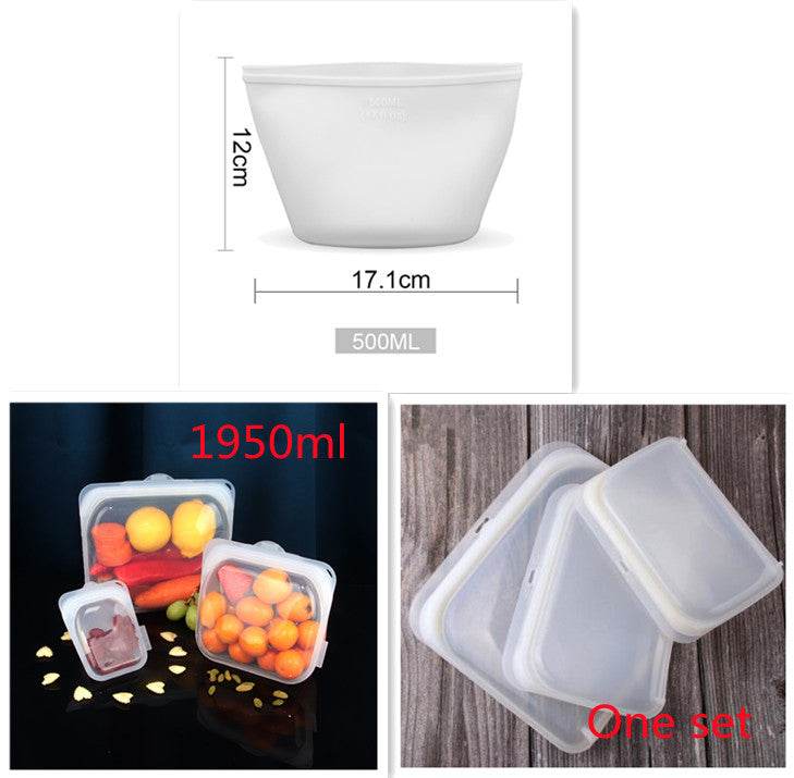 Silicone Food Storage Bag reusable freezer bags - Velora