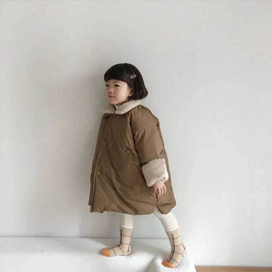 Winter Children's Thick Cotton Coat - Velora