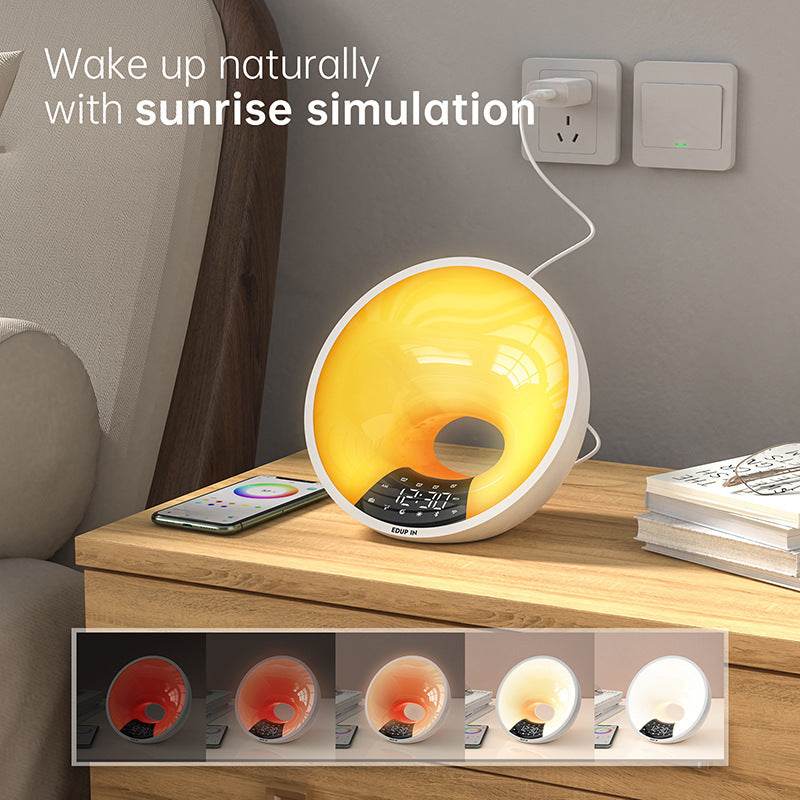 Sunrise Simulation Alarm clock - Velora