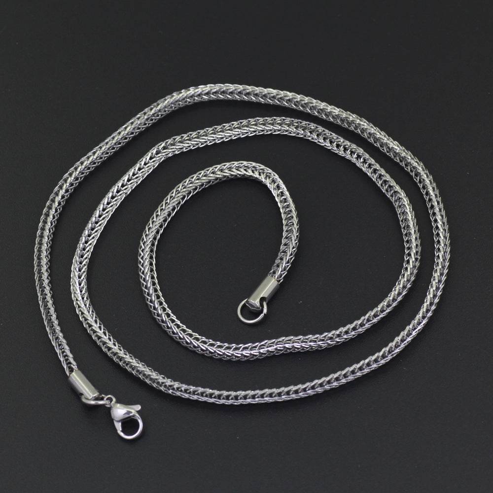 Vacuum Electroplating Stainless Steel Chain Necklace For Men And Women - Velora