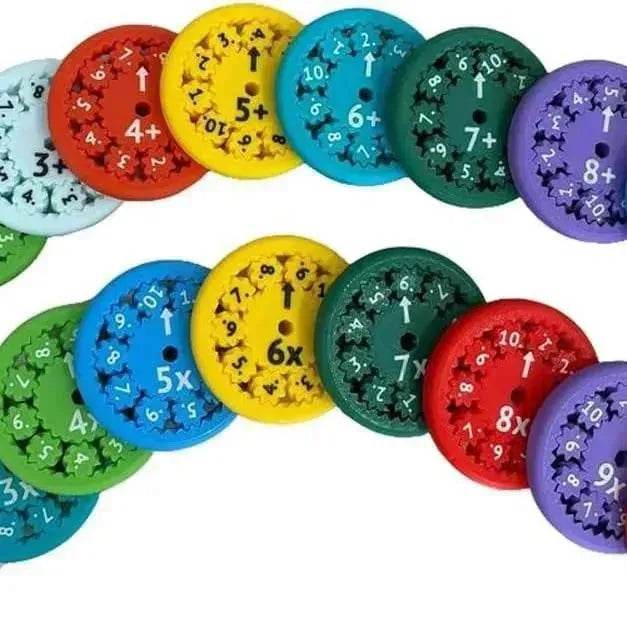Math Fidget Spinners Fingertip Puzzle Toys Games Math Operations Math Multiplication Games Montessori Activity Educational Learning Toys - Velora