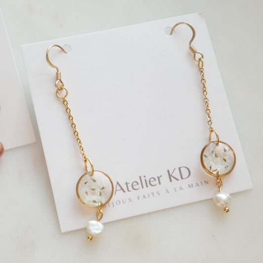 Boucles d'oreilles Perla - rond (mini) - Velora