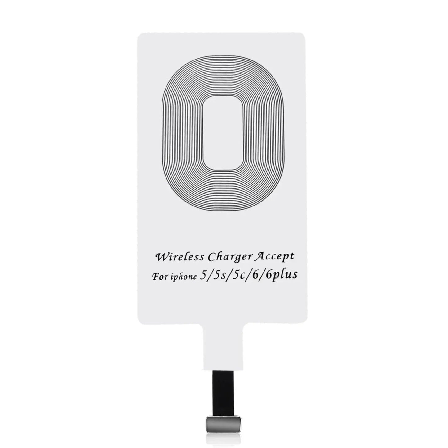 Wireless Charging Station with Receiver Chip Lightning Compatible Wireless Charger for iPhone Velora