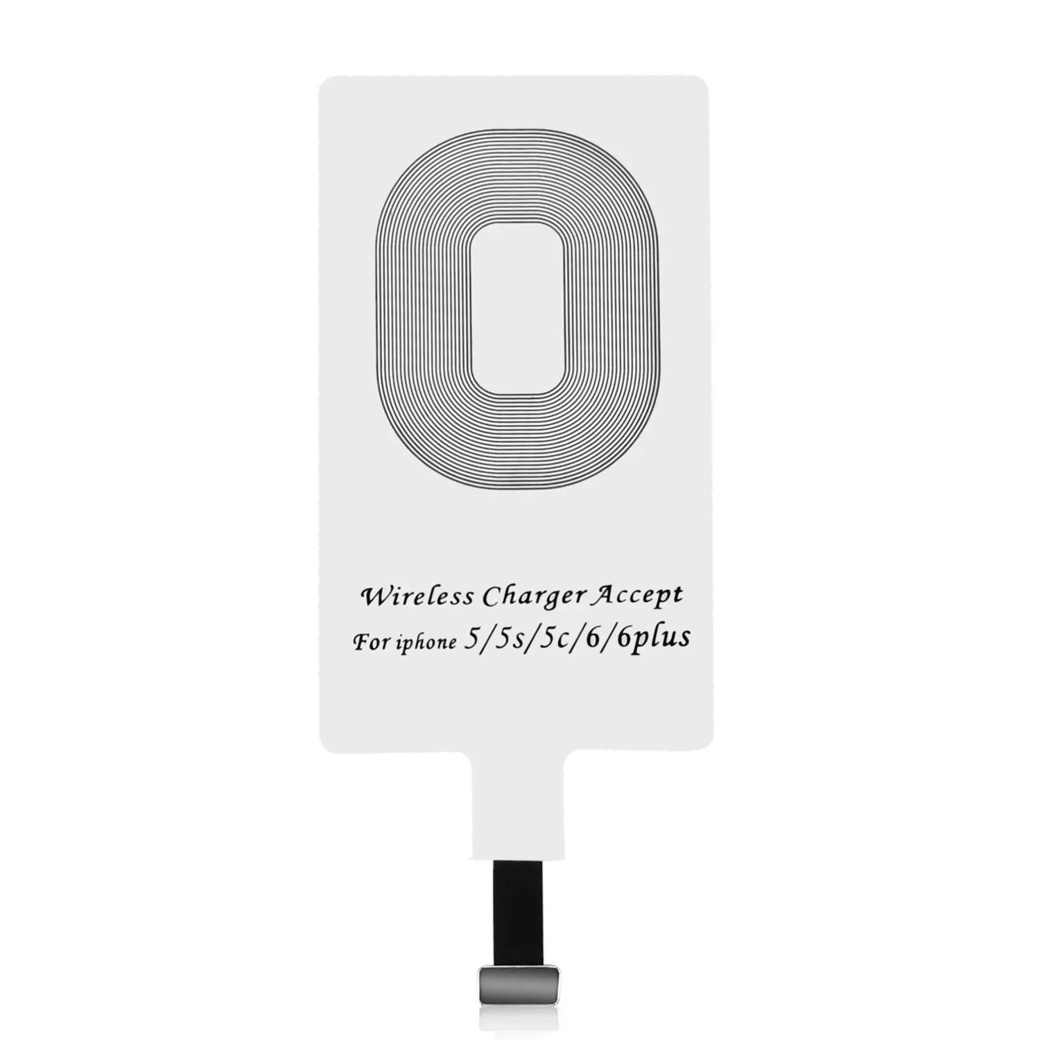 Wireless Charging Station with Receiver Chip Lightning Compatible Wireless Charger for iPhone Velora