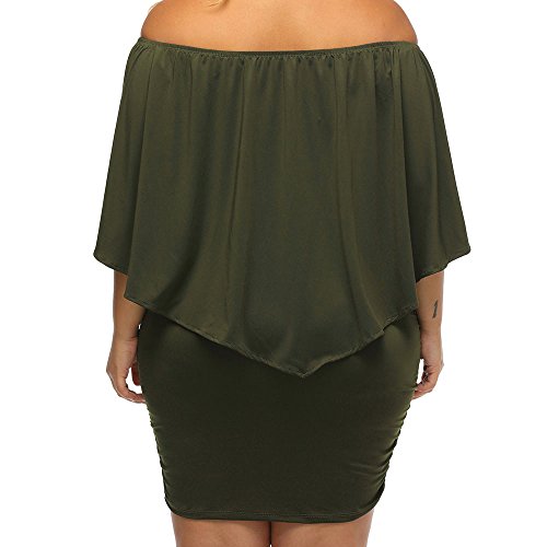 ADEWEL Women's Sexy Off Shoulder Multiple Dress Layered Party Cocktail Mini Dresses - Velora Luxury Fashion