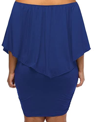 ADEWEL Women's Sexy Off Shoulder Multiple Dress Layered Party Cocktail Mini Dresses - Velora Luxury Fashion