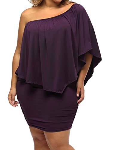ADEWEL Women's Sexy Off Shoulder Multiple Dress Layered Party Cocktail Mini Dresses - Velora Luxury Fashion