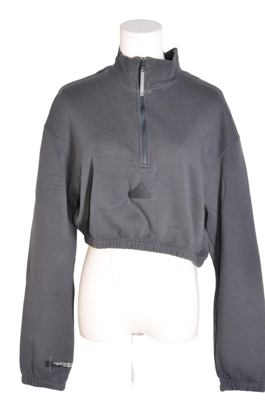 ADIDAS Women Crop Tops Regular fit in Black - L - Velora Luxury Fashion