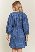 ADORA Batwing Sleeves Floral Dress - Velora Luxury Fashion
