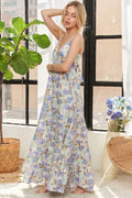 ADORA Bow Back Floral Cami Dress - Velora Luxury Fashion