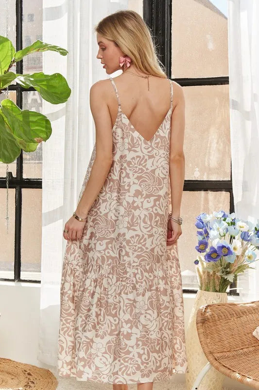 ADORA Dress with Bead Detail On Shoulder - Velora Luxury Fashion