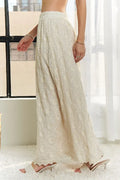 ADORA Elastic Waist Applique Maxi Skirt - Velora Luxury Fashion