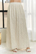 ADORA Elastic Waist Applique Maxi Skirt - Velora Luxury Fashion
