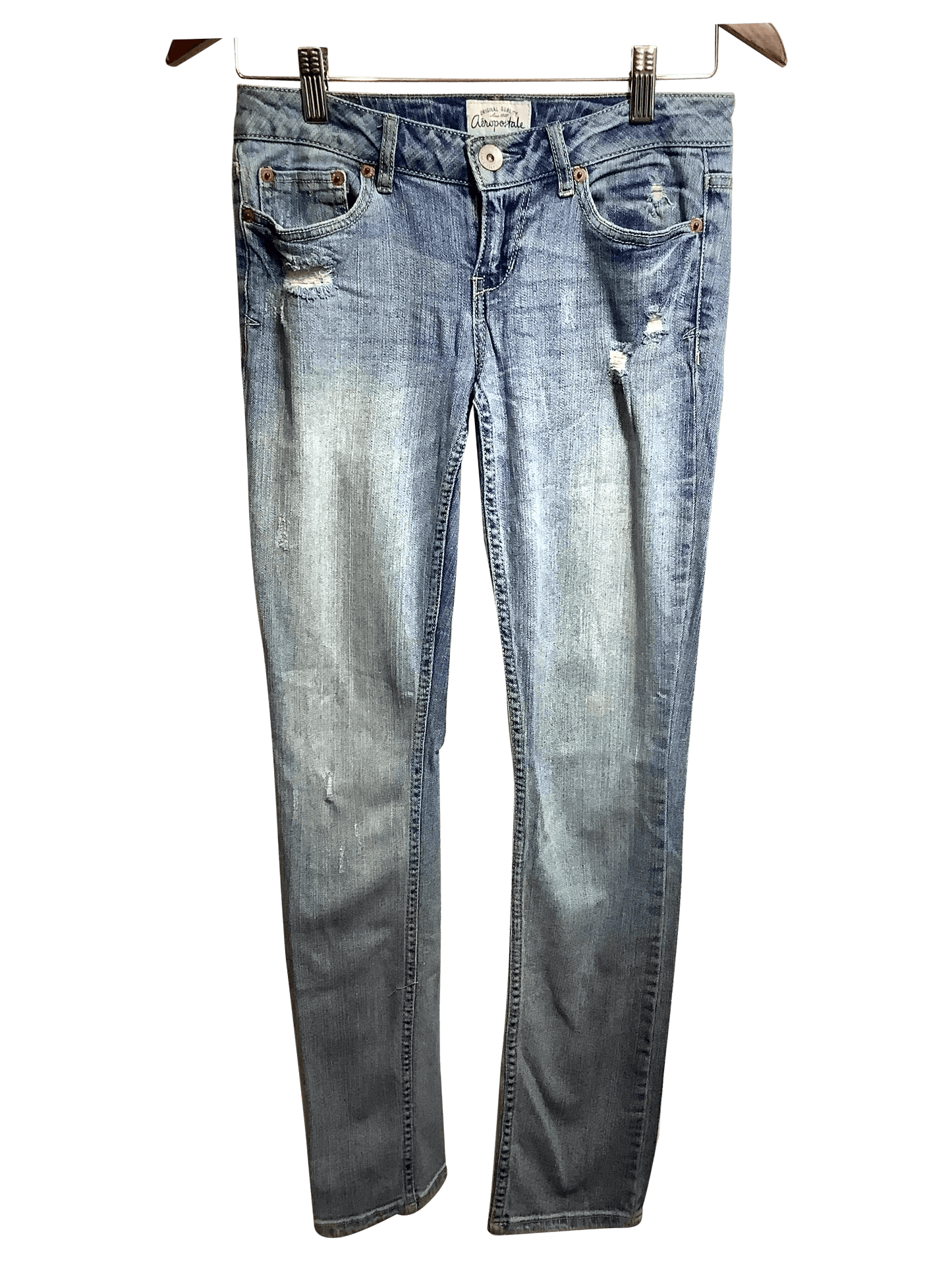 AEROPOSTALE Regular fit Straight-legged Jean in Blue - 2 - Velora
