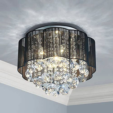 AGV LIGHTING 20102 Crystal Ceiling Light Fixture - Velora Luxury Fashion