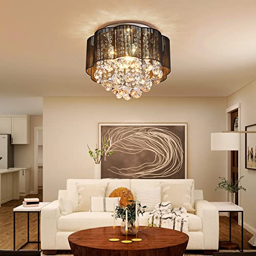 AGV LIGHTING 20102 Crystal Ceiling Light Fixture - Velora Luxury Fashion