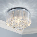 AGV LIGHTING 20102 Crystal Ceiling Light Fixture - Velora Luxury Fashion