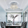 AGV LIGHTING 20102 Crystal Ceiling Light Fixture - Velora Luxury Fashion