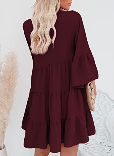 AILUNSNIKA Women Long Sleeve Mini Dress - Velora Luxury Fashion