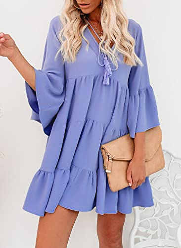 AILUNSNIKA Women Long Sleeve Mini Dress - Velora Luxury Fashion