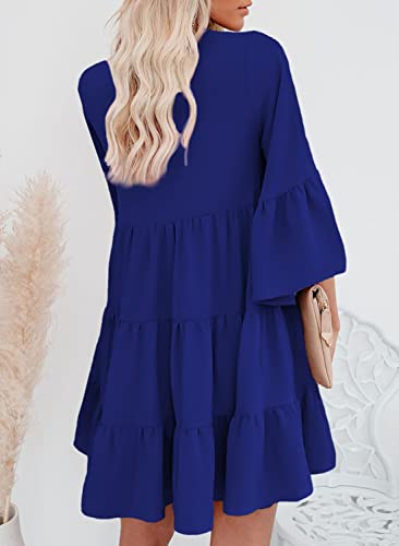 AILUNSNIKA Women Long Sleeve Mini Dress - Velora Luxury Fashion