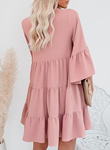 AILUNSNIKA Women Long Sleeve Mini Dress - Velora Luxury Fashion