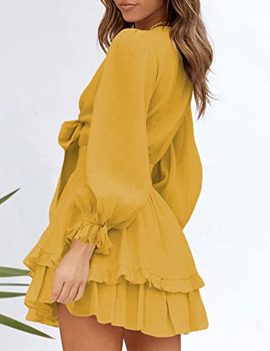 AILUNSNIKA Women's Knotted Tiered Mini Dress - Velora Luxury Fashion