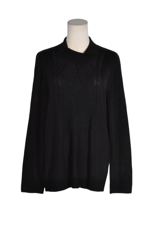 ALIA Women Sweaters Regular fit in Black - L - Velora Luxury Fashion