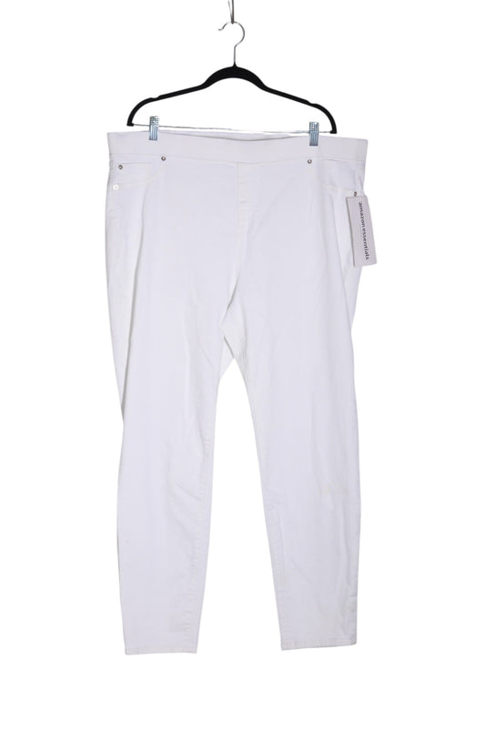 AMAZON ESSENTIALS Women Work Pants Regular fit in White - 20 - Velora Luxury Fashion