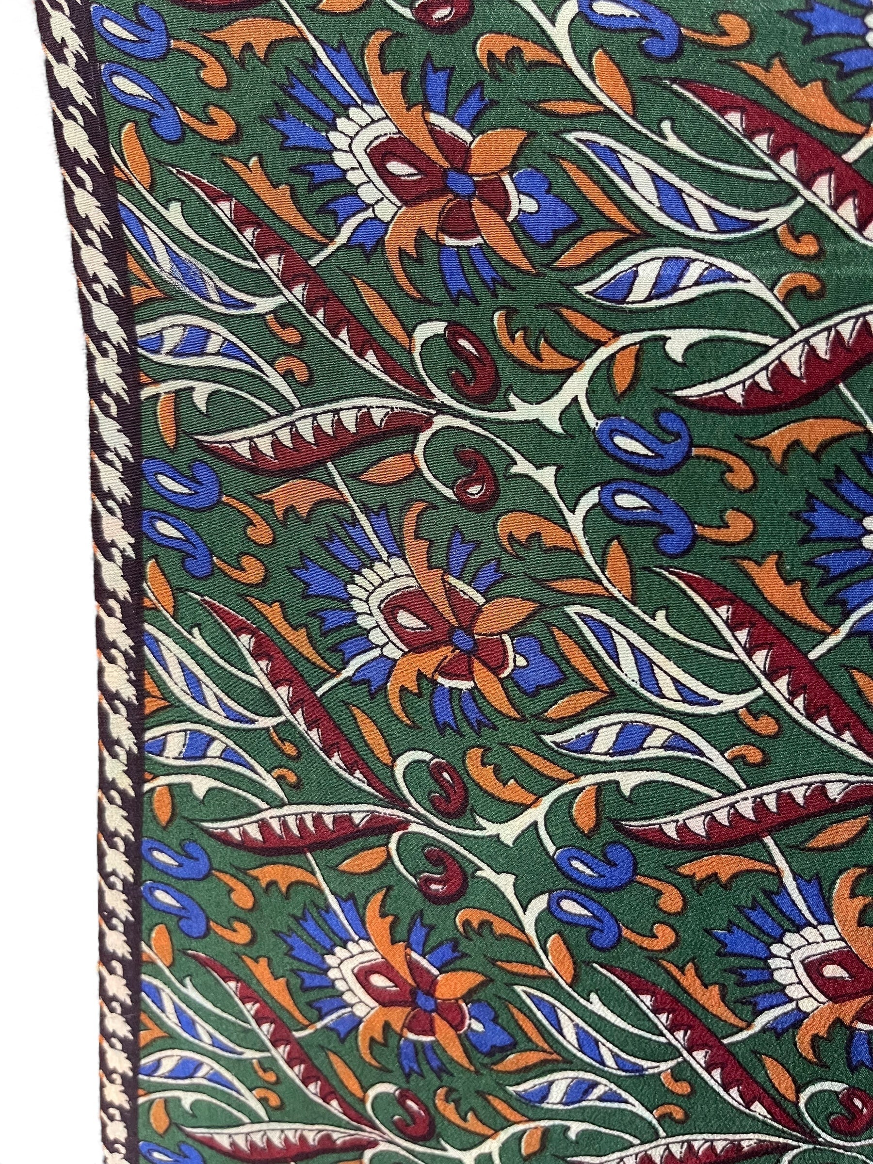 PRC7156 Avatar Pure Silk Short Kaftan Tunic without Slits - Velora