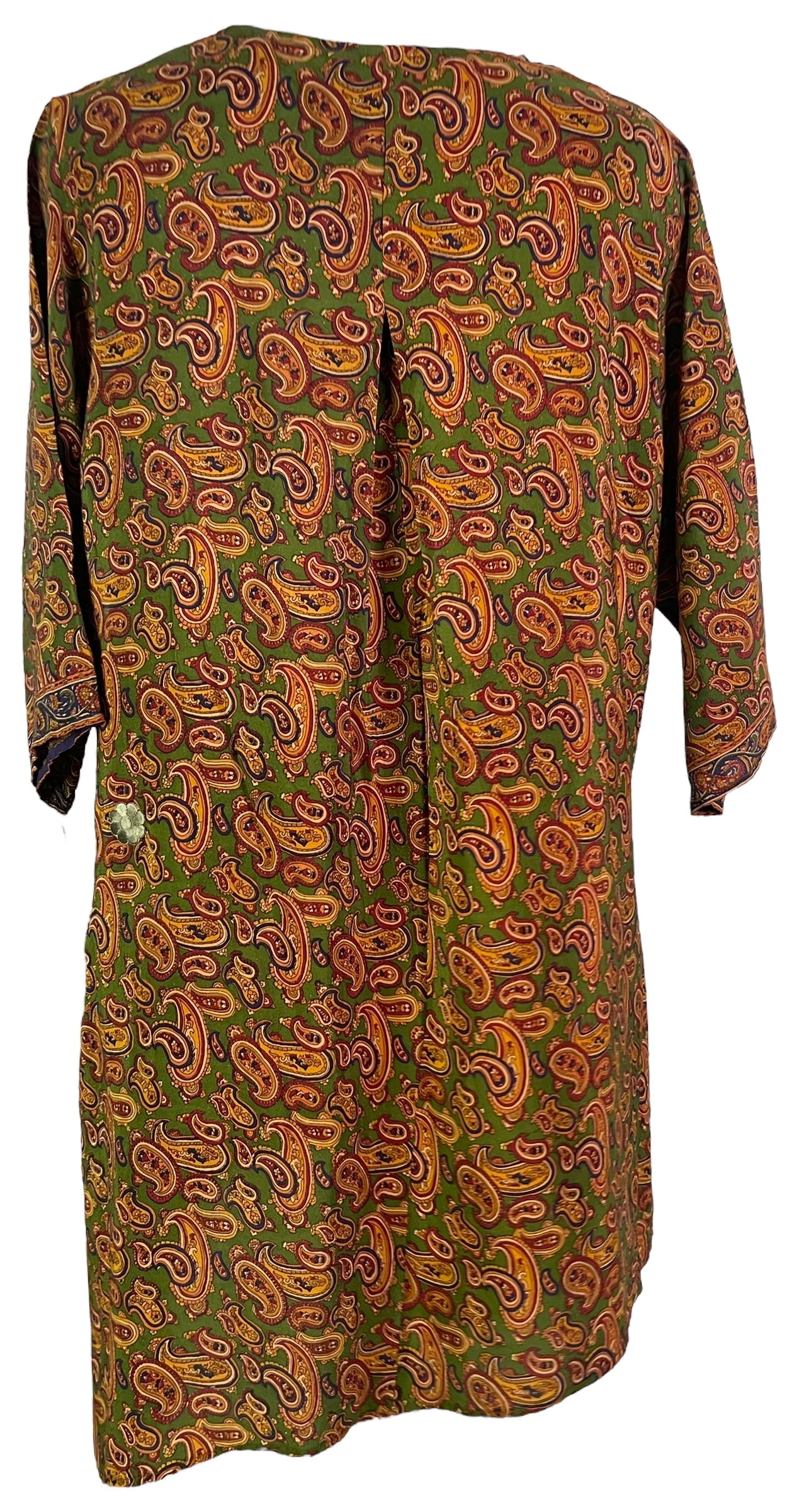 PRC6529 Avatar Pure Silk Self Pocket Tunic Dress - Velora